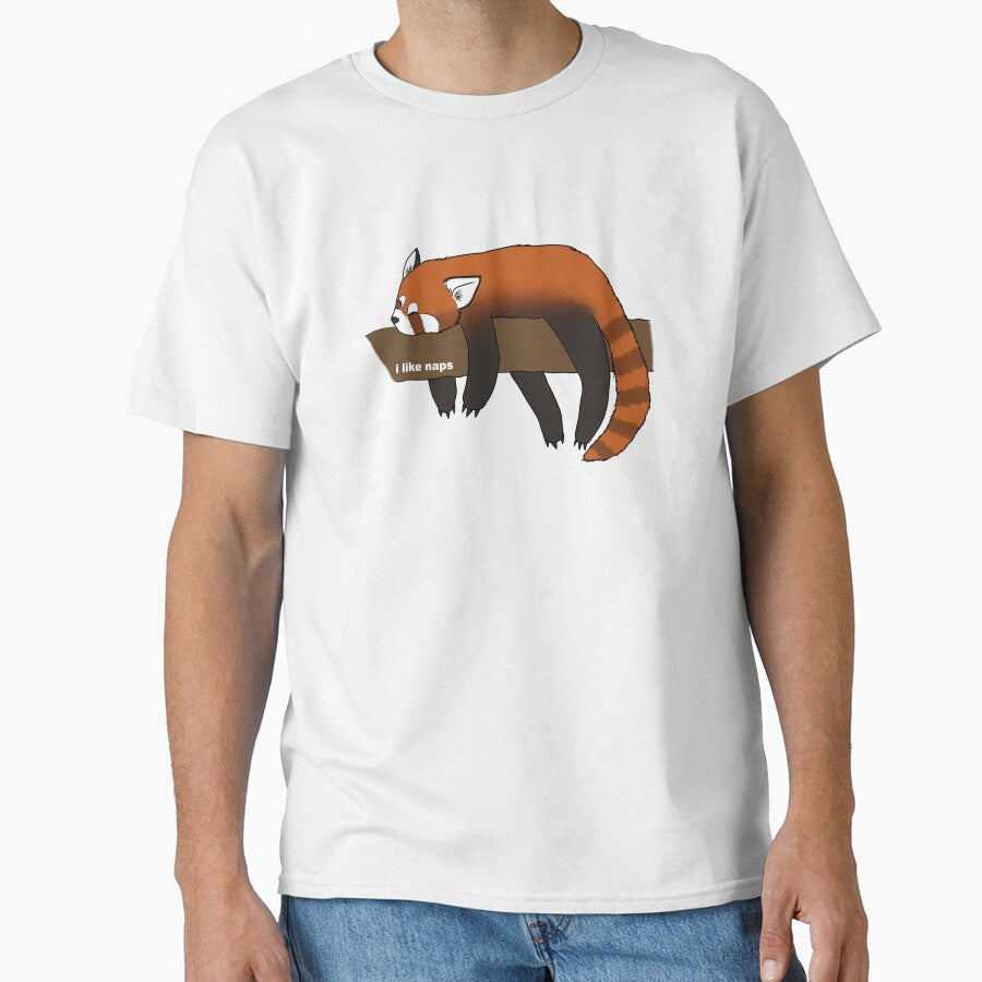 I Like Naps Red Panda by brynn-art