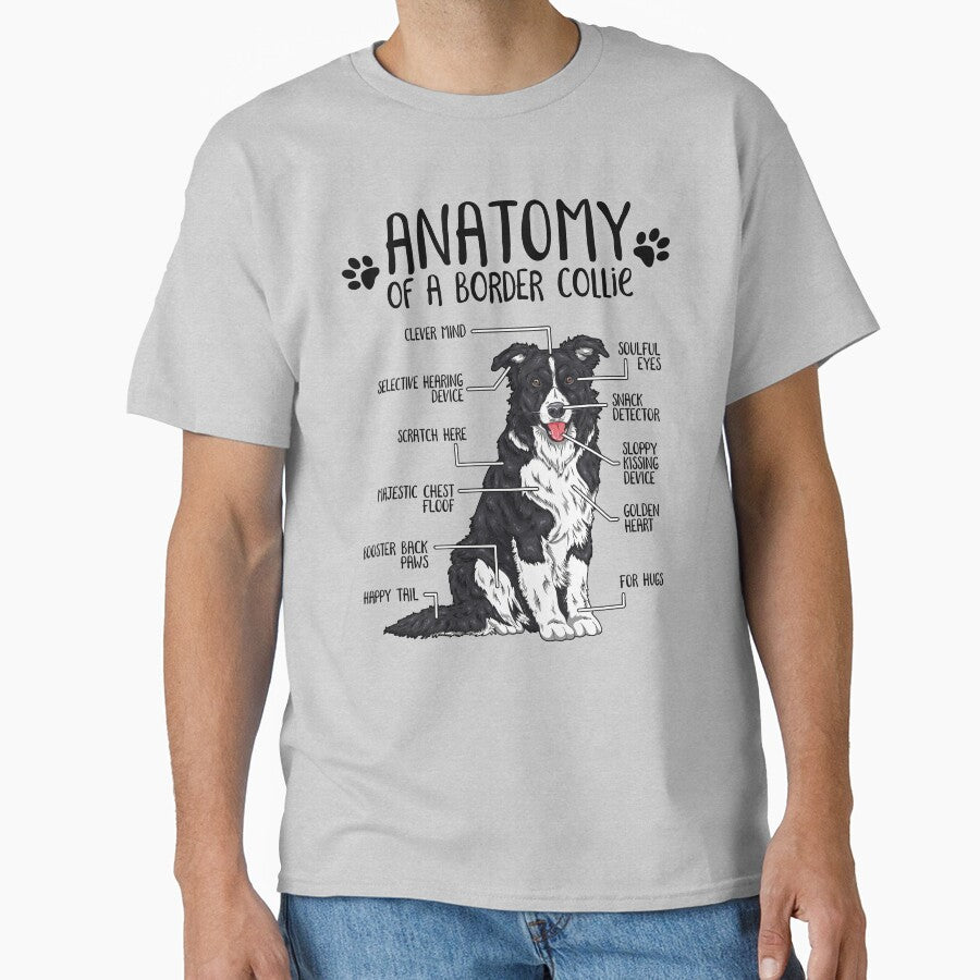 Funny Border Collie Anatomy Dog Owner Dog Lover by lanynx design