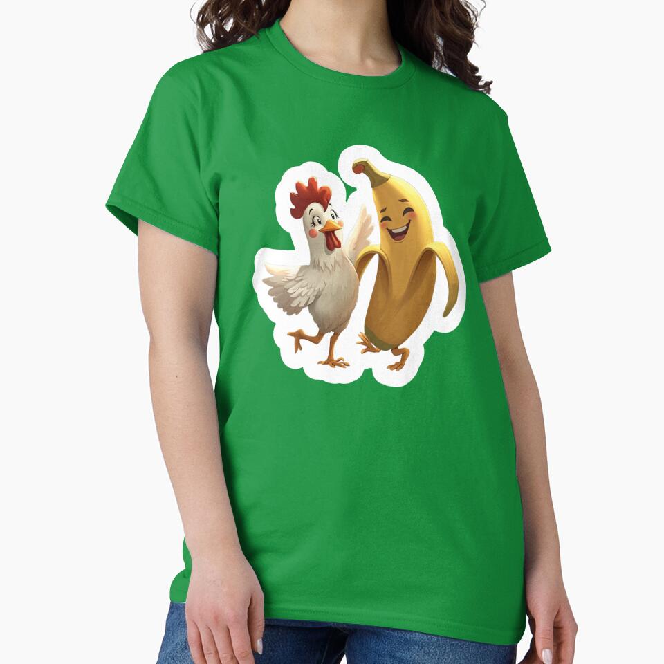 Cute Chicken Banana Dance by madebyjulia7