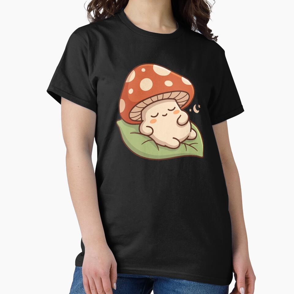 Kawaii Sleepy Mushroom by Zerhof