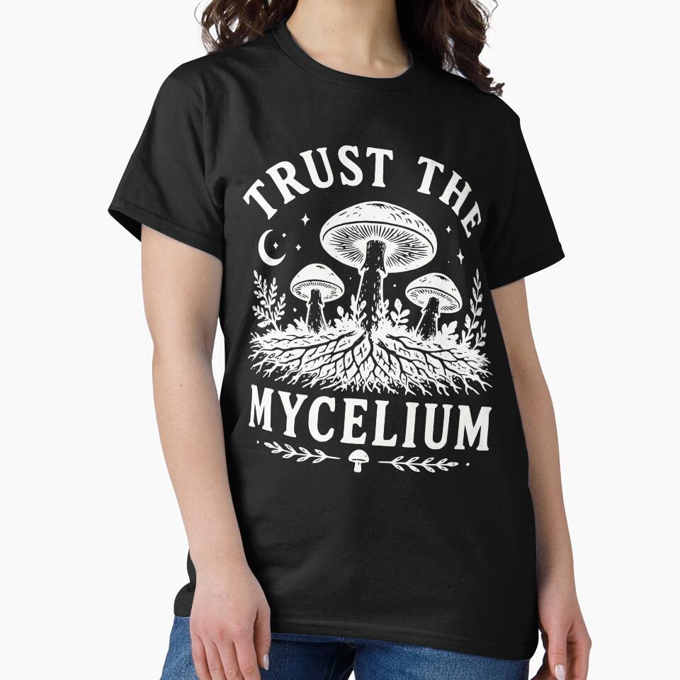Trust the Mycelium – Vintage Mushroom Foraging Design by VKinnovations