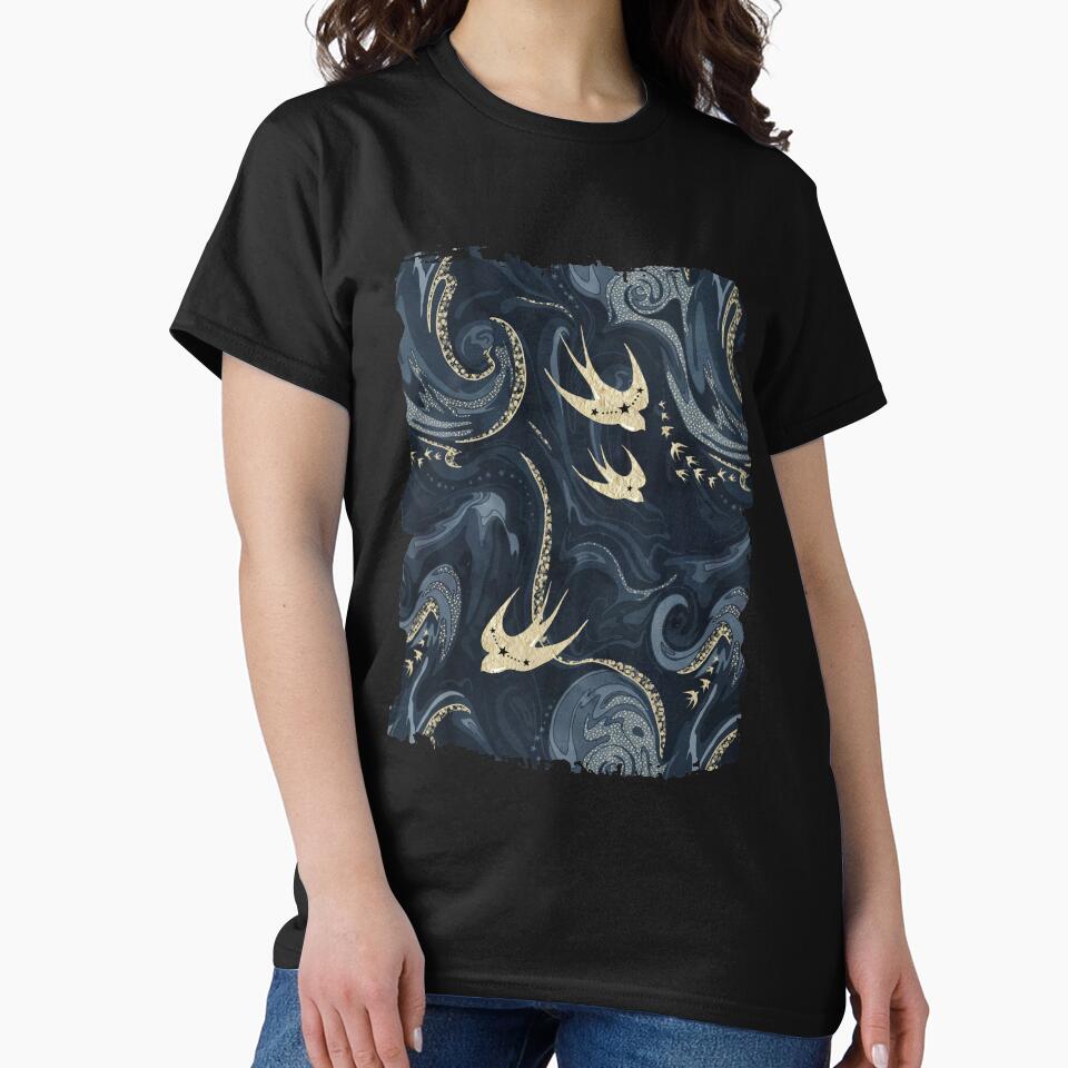 Golden swallow constellations by adenaJ