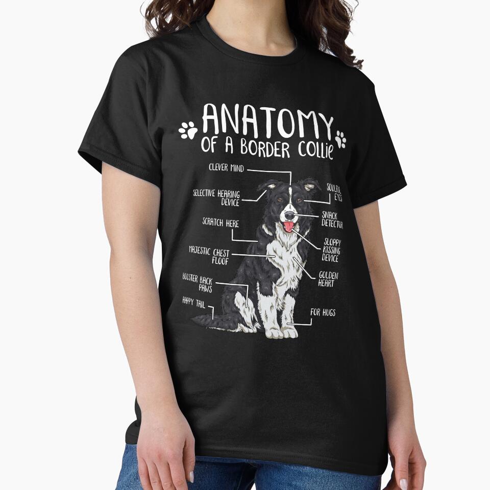 Funny Border Collie Anatomy Dog Lover by lanynx design
