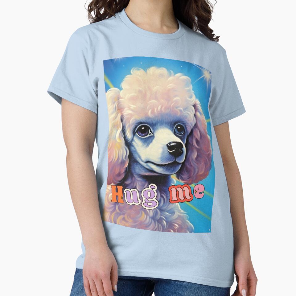 cute poodle puppy, airbrush by Mauswohn