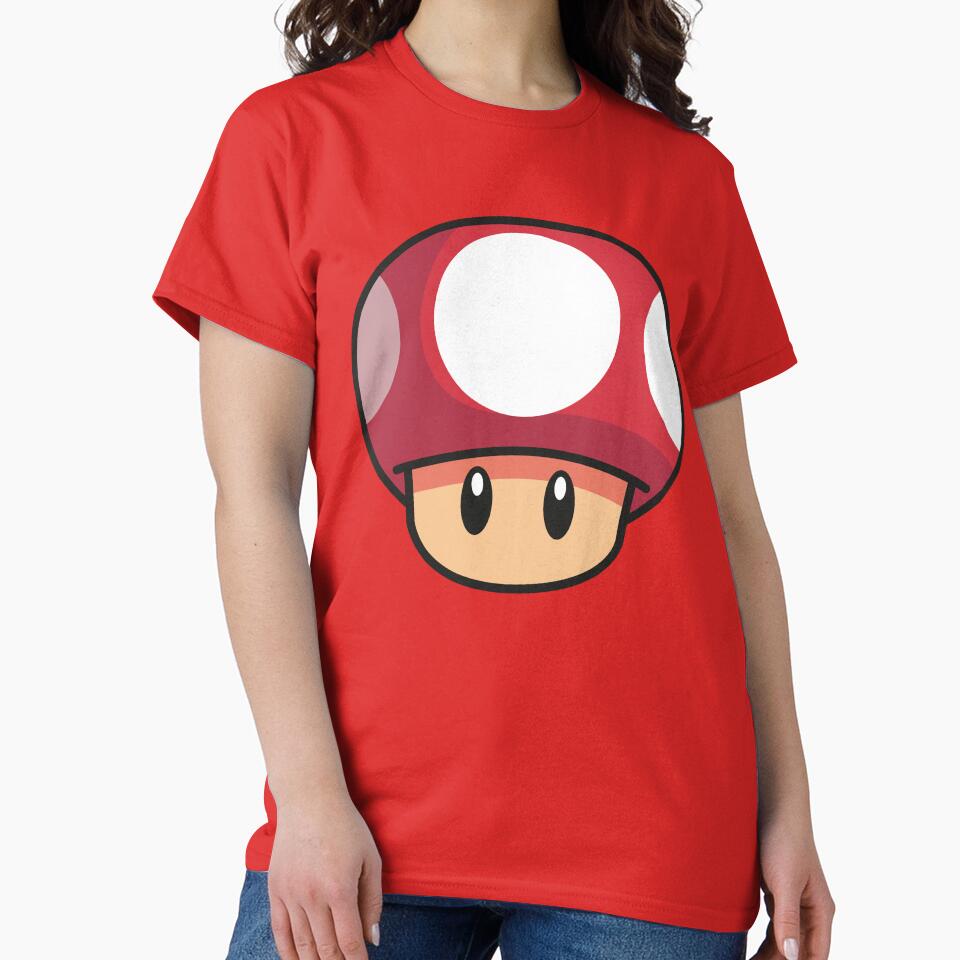 Mushroom Head Cute Character | Whimsical Forest Cartoon Design by MerlinWear