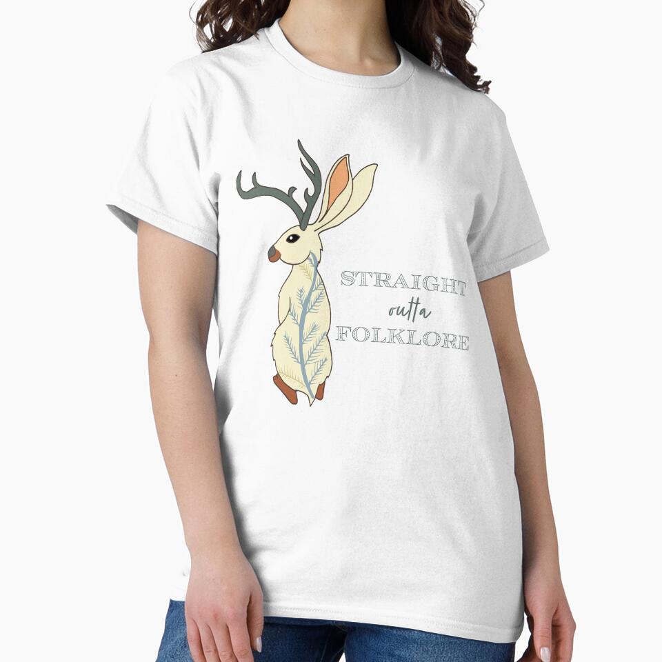 straight outta folklore- Jackalope by design--bee
