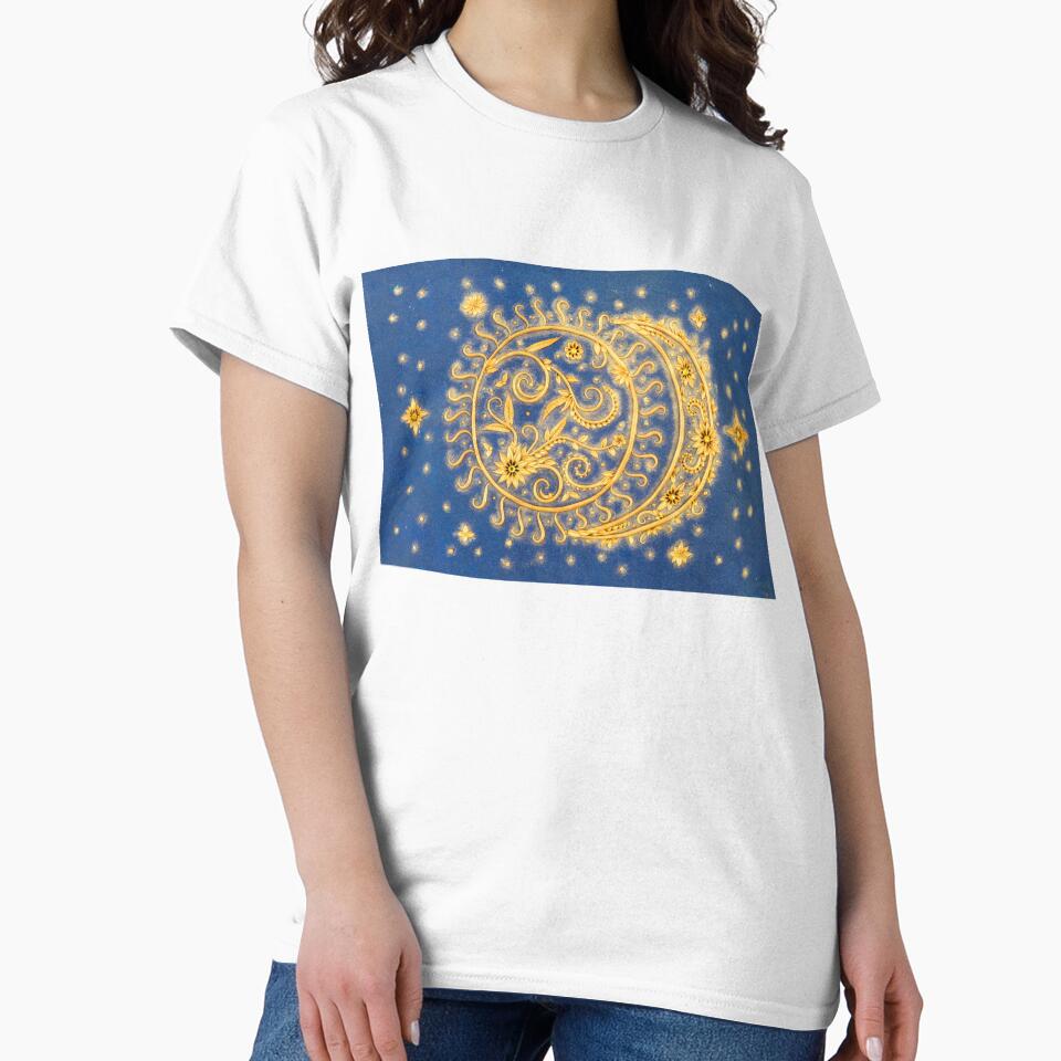 Celestial Bodies - Sun and Moon by DeidreDreams