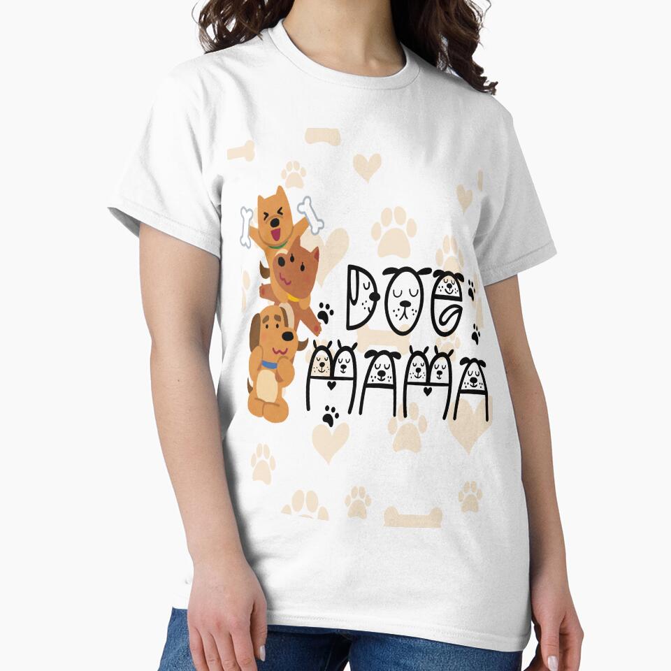 Dog Mama | Cute Dog Lover Design | Funny Pet Parent Gift by Gnome to Express