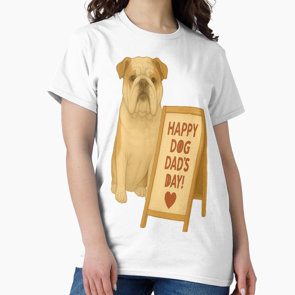 Bulldog Love for Dog Dads by AbstractAnom