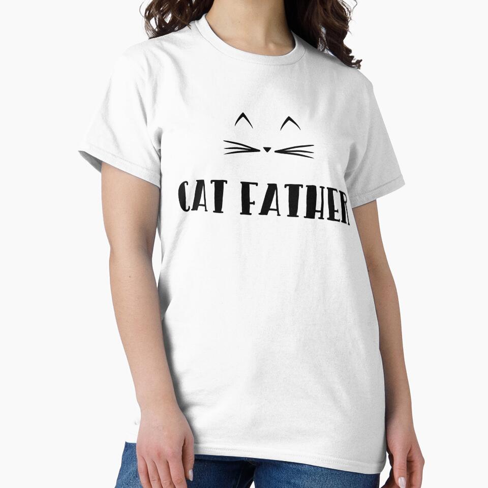 The CAT Father | Funny Cat Dad Parody Design Gift for Cat Lovers by Nafiul