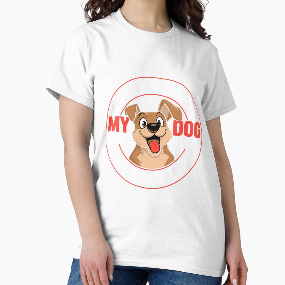 Dog Lover Work Hard Funny Cartoon Dog Pet Parent Gift by w1ckerman