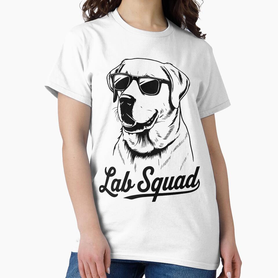 Lab Squad Retro Labrador Retriever Lovers Dog Owner by Studio624