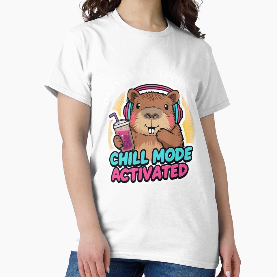 kawaii Funny capybara Animal Meme Design  ver 12g– Cute capybara Humor, capybara Lover Gift, funny Animals by CosmicNook1