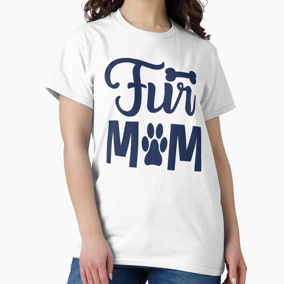Fur Mum Typography: Stylish Expression for Pet Moms by Ignitesoul4