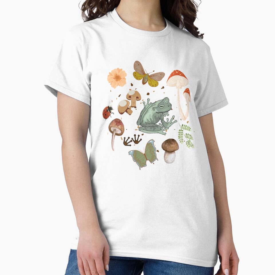 Fairycore and Cottagecore Set of Mushrooms, Moths, Frogs, & More by MiaDelelai