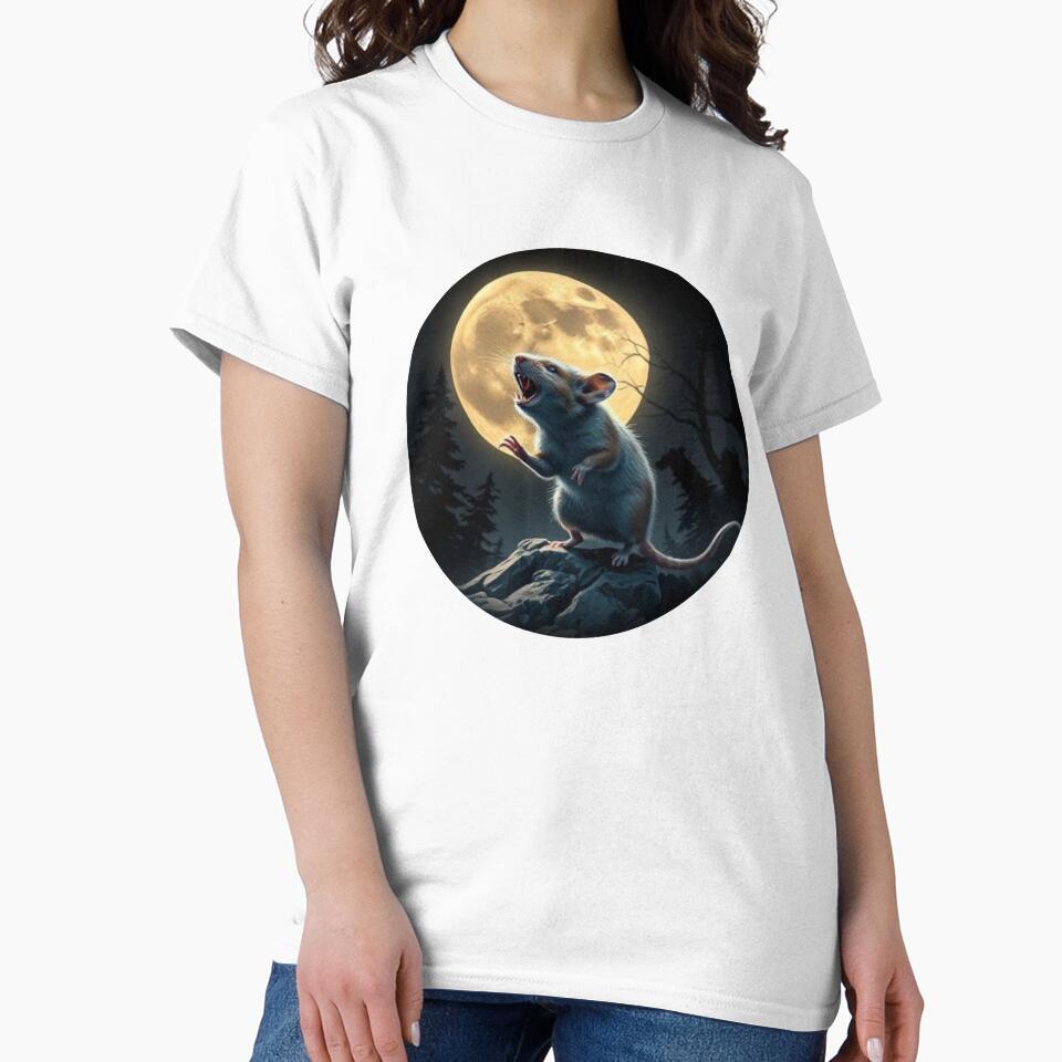 Howling mouse T-shirt by NorgTs