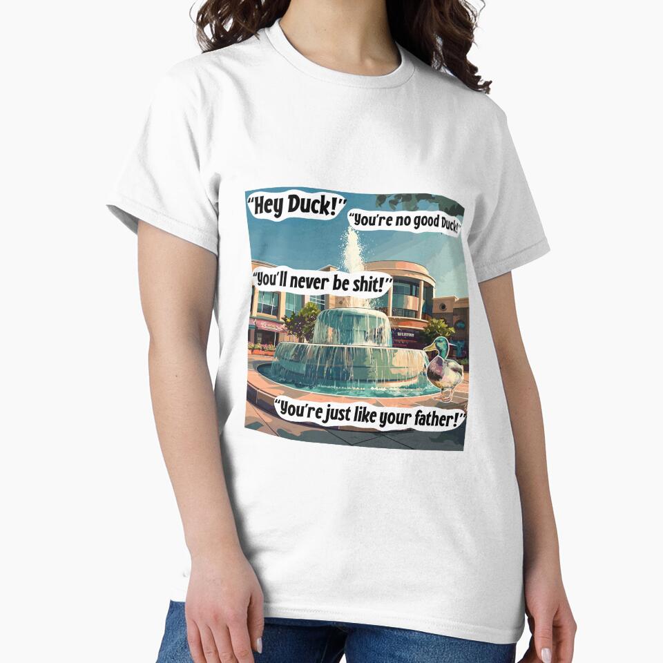 Hey Duck Meme Print by NessasSpookyArt