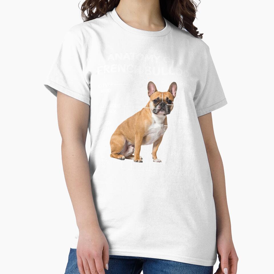 Anatomy Of A French Bulldog Funny Bulldog Owners by decentwearstore