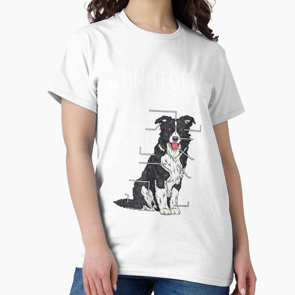 Funny Anatomy Border Collie Dog Lover by PanXuegang