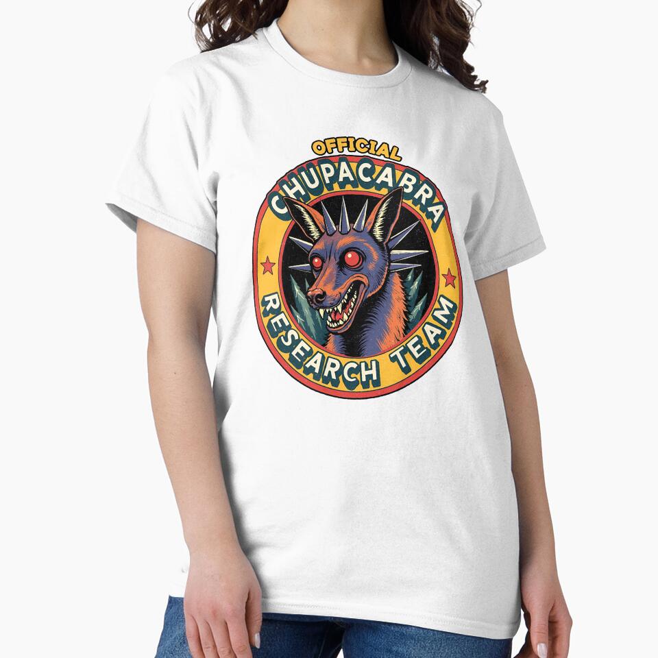 Official Chupacabra Research Team - Cryptozoology & Monster Hunter Design by Vintagenaut Co.