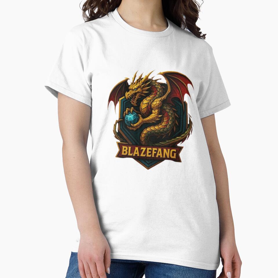 Blazefang – Western Dragon Mythology Design | European Fire‑Breathing Dragon, Medieval Folklore, Treasure Guardian & Legendary Beast by Typologystudios