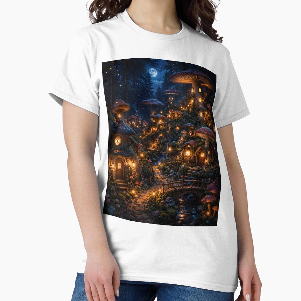 Midnight Mushroom Village by DrizzyV