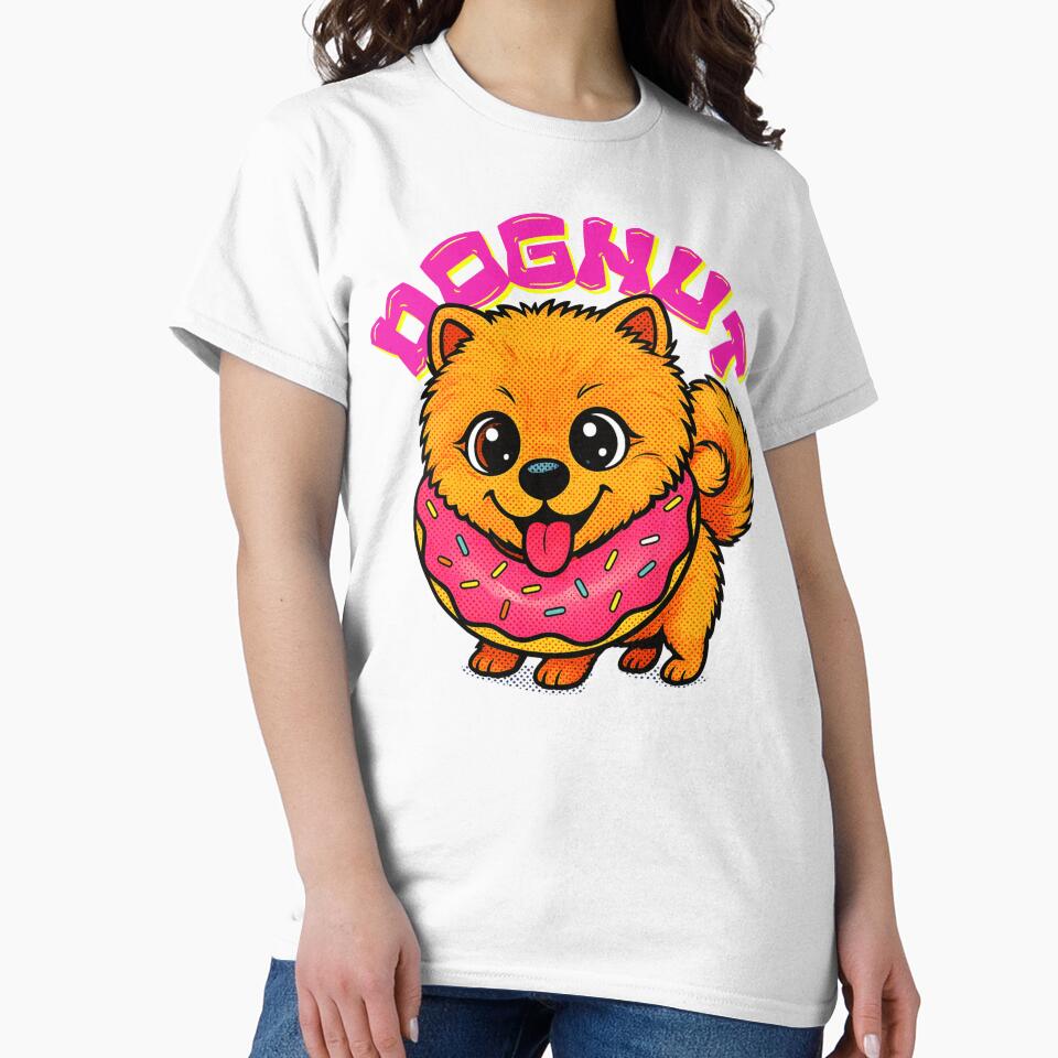 Dognut - Adorable Pomeranian Donut Kawaii Pop Art by 2msons