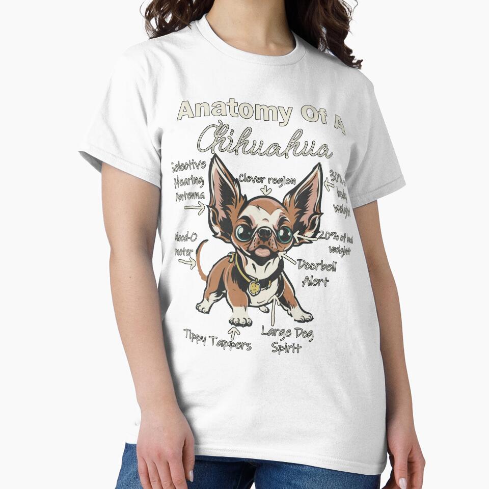 Chihuahua Anatomy Of Chihuahuas by Cute & Sassy Custom Gifting Boutiques