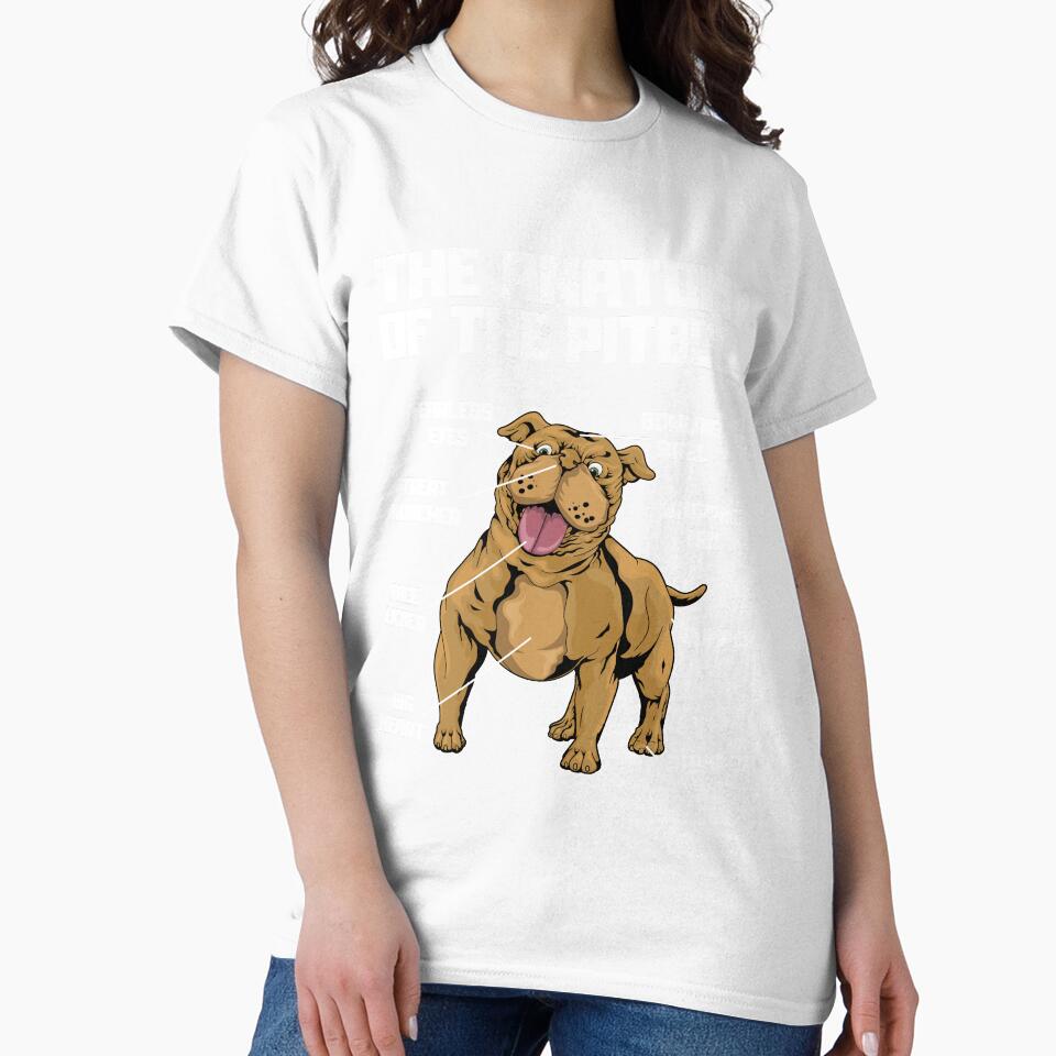 The Anatomy of a Pitbull Funny Pitbull Terrier Doctor by BornDesign