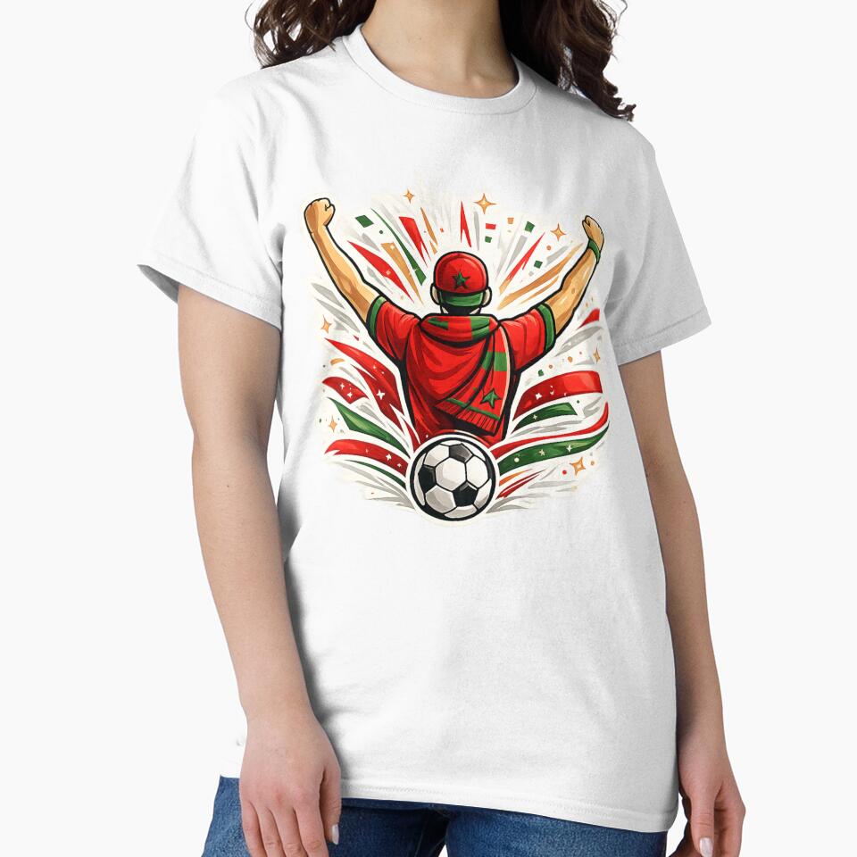 Morocco Football Fan Gift Supporter by Corvoria