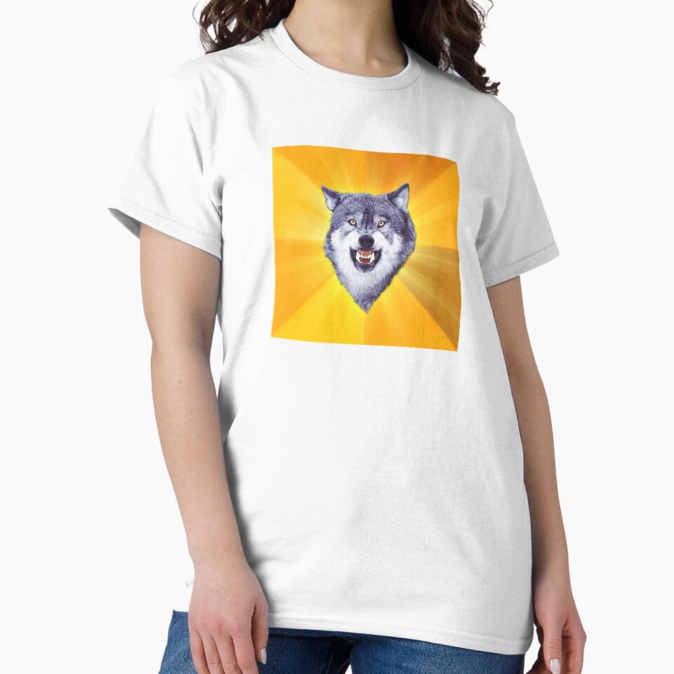Courage Wolf by Meme Economy