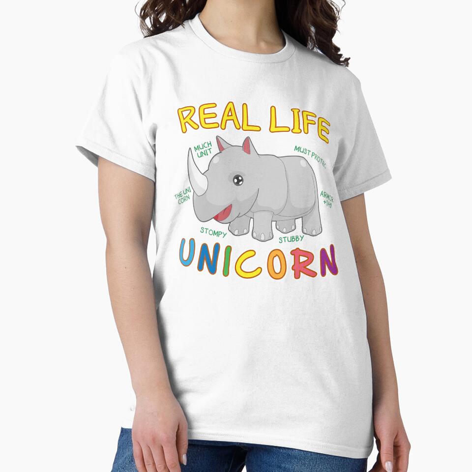 Real Life Unicorn is the Rhino-Kun! Meme Tshirt by sasuga8