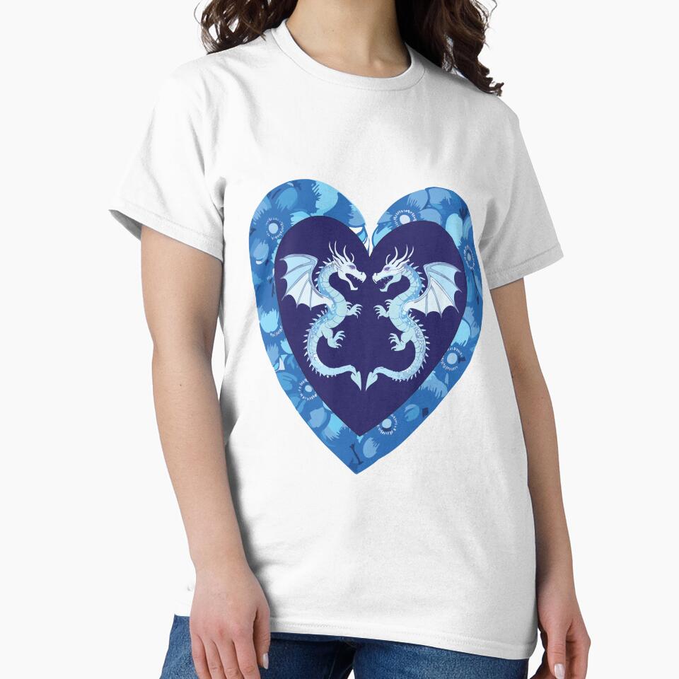 Winter dragons in love by FableAndThread