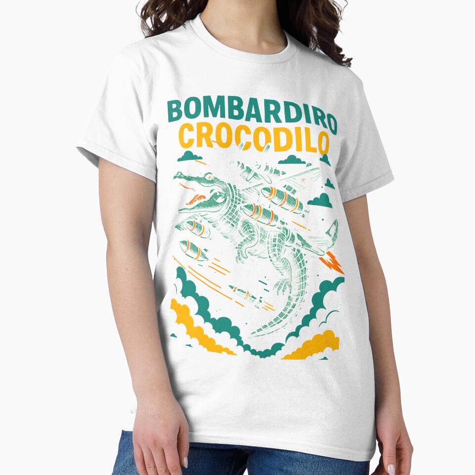 Bombardiro Crocodilo Italian Brainrot Memes Dark by Sitchko