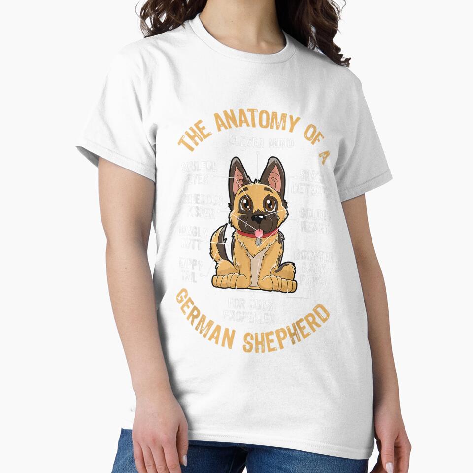 Anatomy of a German Shepherd Funny Dog Lover by Noline9