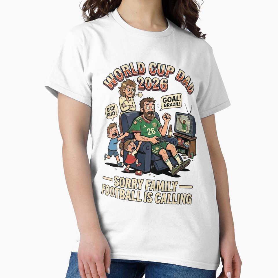 World Cup Dad 2026 Shirt by Pawline Studio