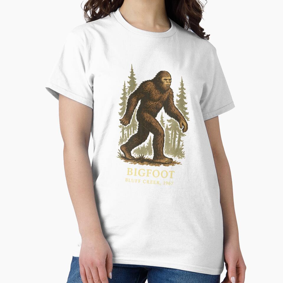 Bigfoot - Bluff Creek 1967 | Hatching illustration by SlatoMato