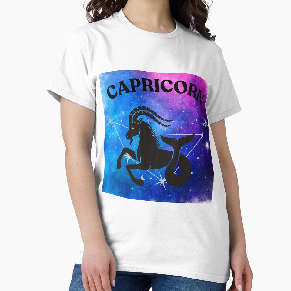 Zodiac Sign - Capricorn Line Art Illustration by Dragon-Act-Art