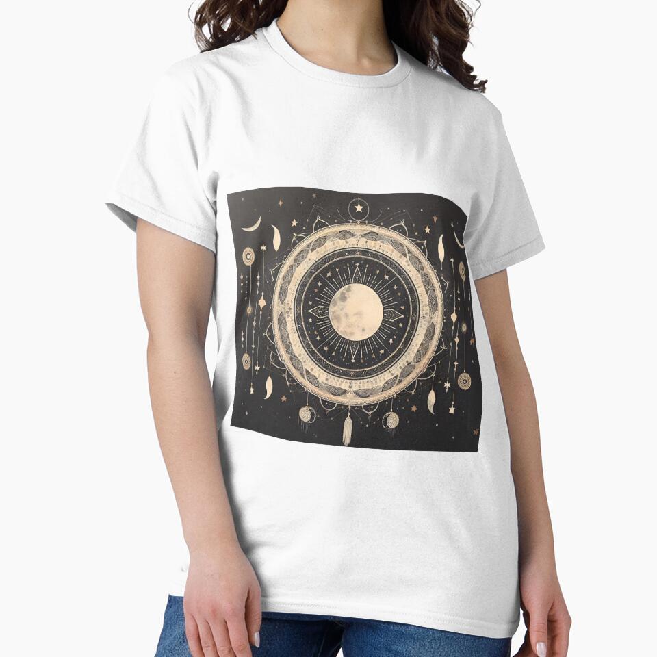 Boho Celestial Sun Moon Stars Aesthetic by Dshoppin