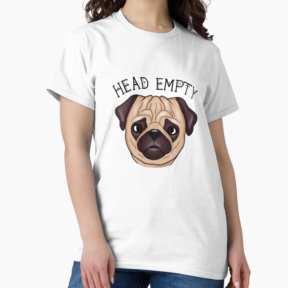 Head Empty Pug by ArtbyDannyGavin