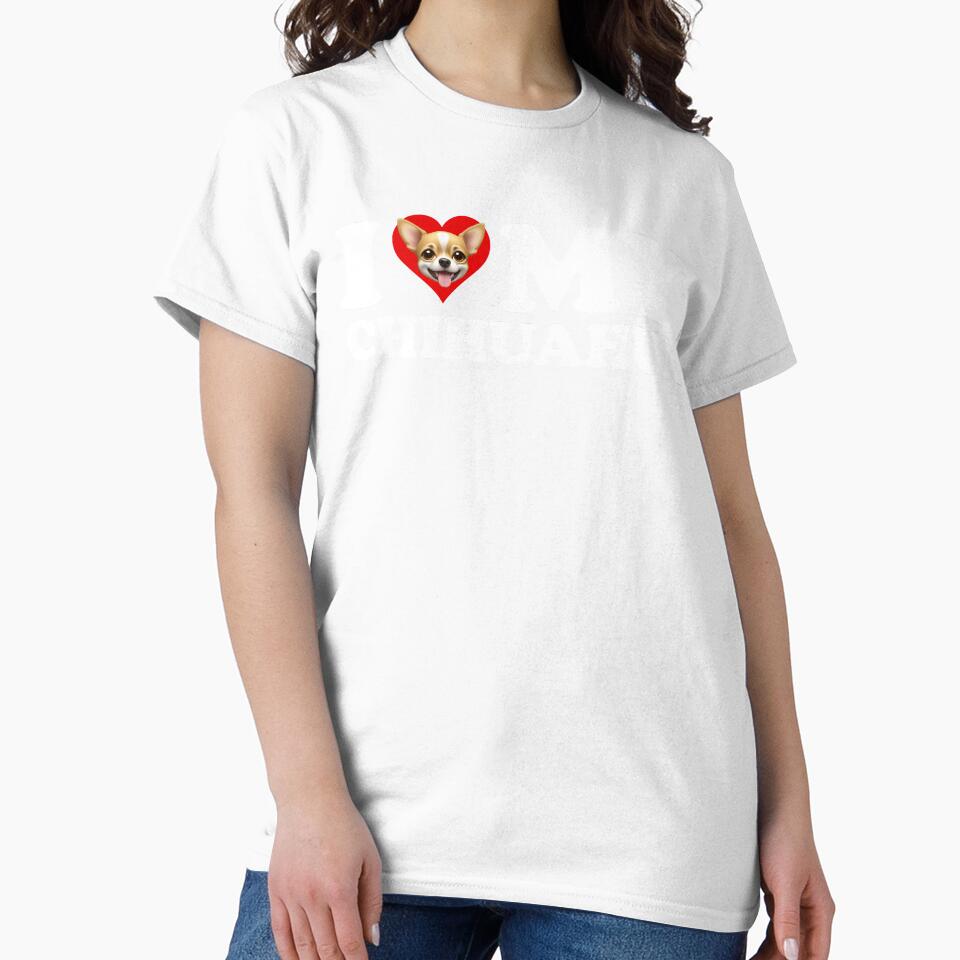 I Love (Heart) My Chihuahua by Cat Lady Designs
