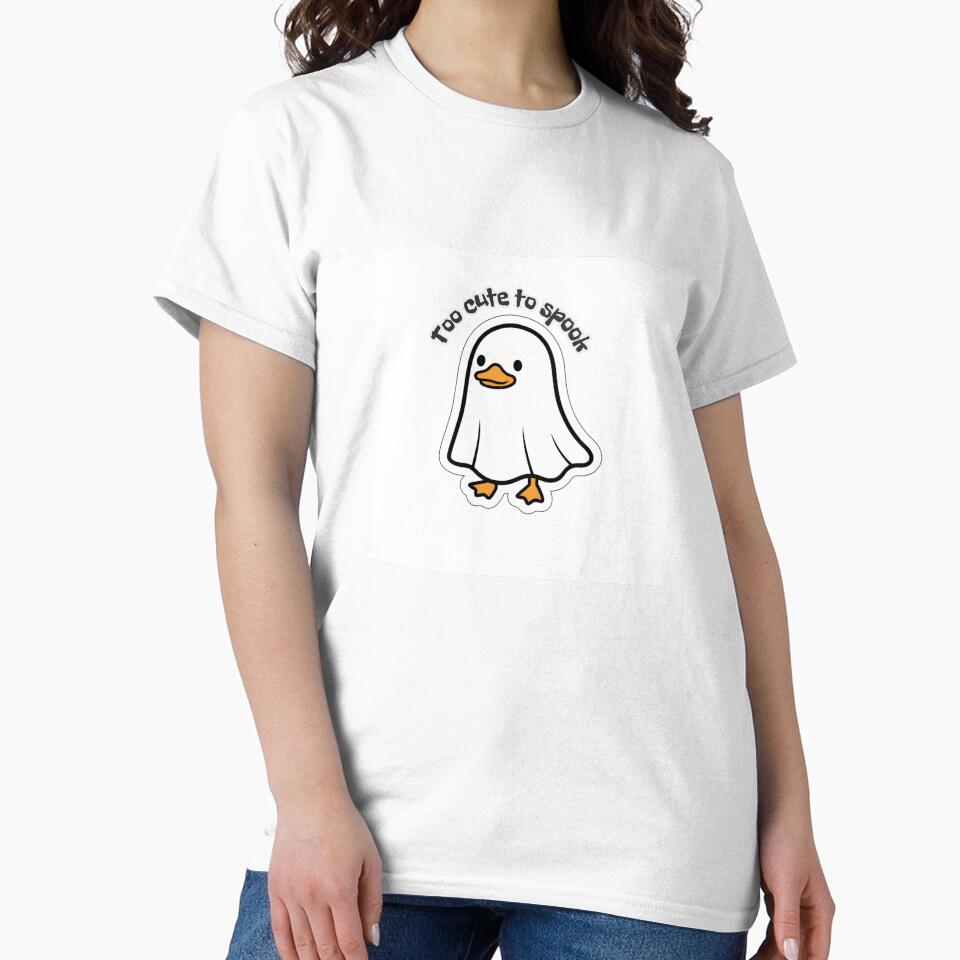 Cute Ghost Duck Halloween by FDMarts