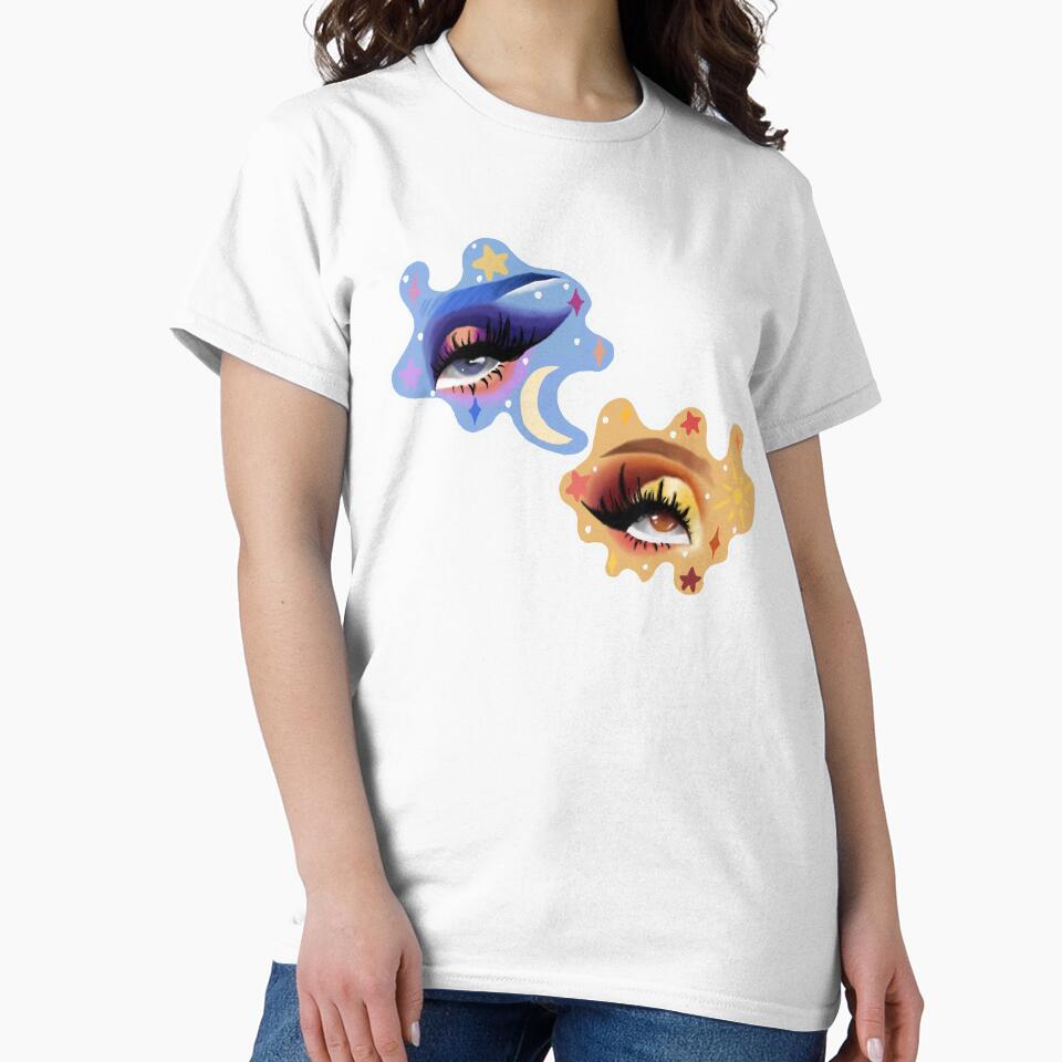 Sun and Moon Celestial Eyes Duo by ClamPaints