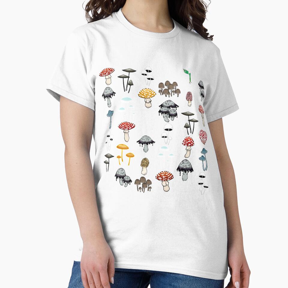 Mushroom Pattern by PodPeopleArt