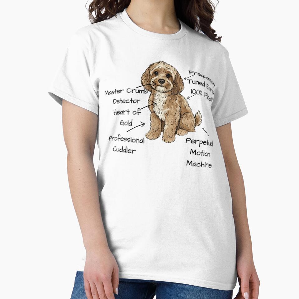Funny Cockapoo Anatomy - Unique Gift for Dog Moms by RNTStudio