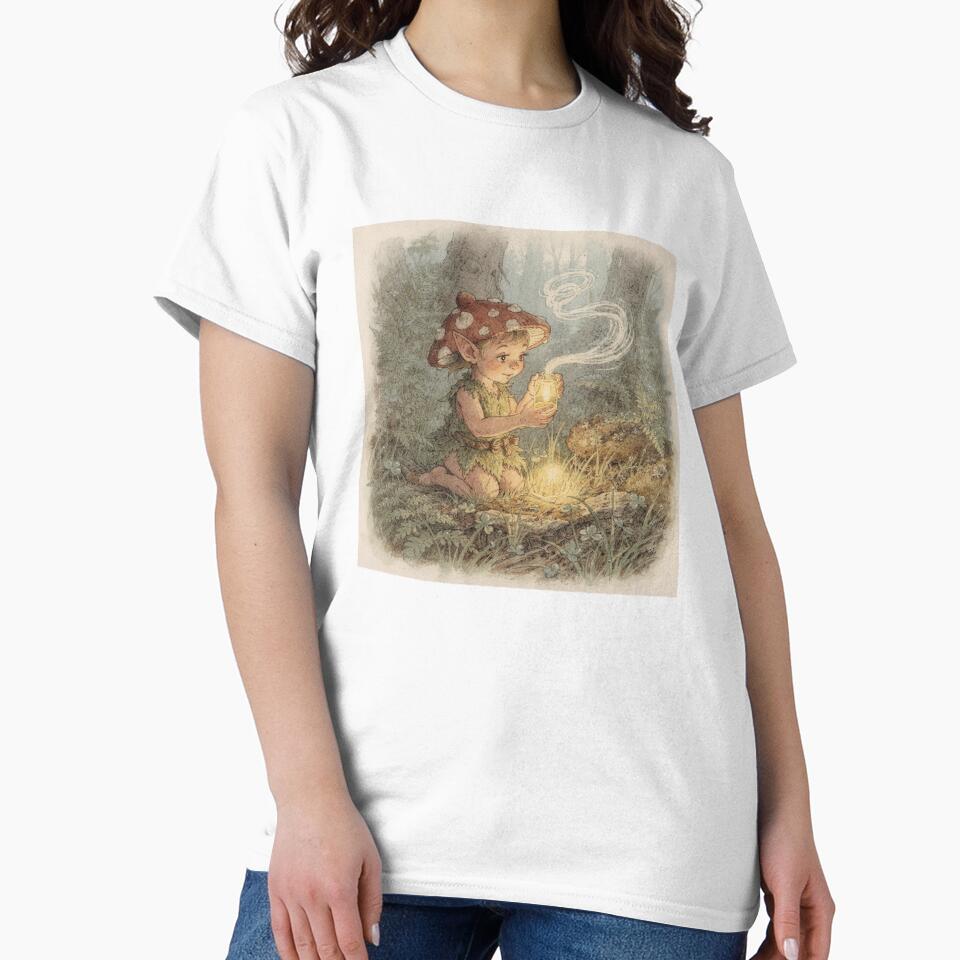 Toadstool Sprite Bottling Morning Fog by PictorialWhimsy