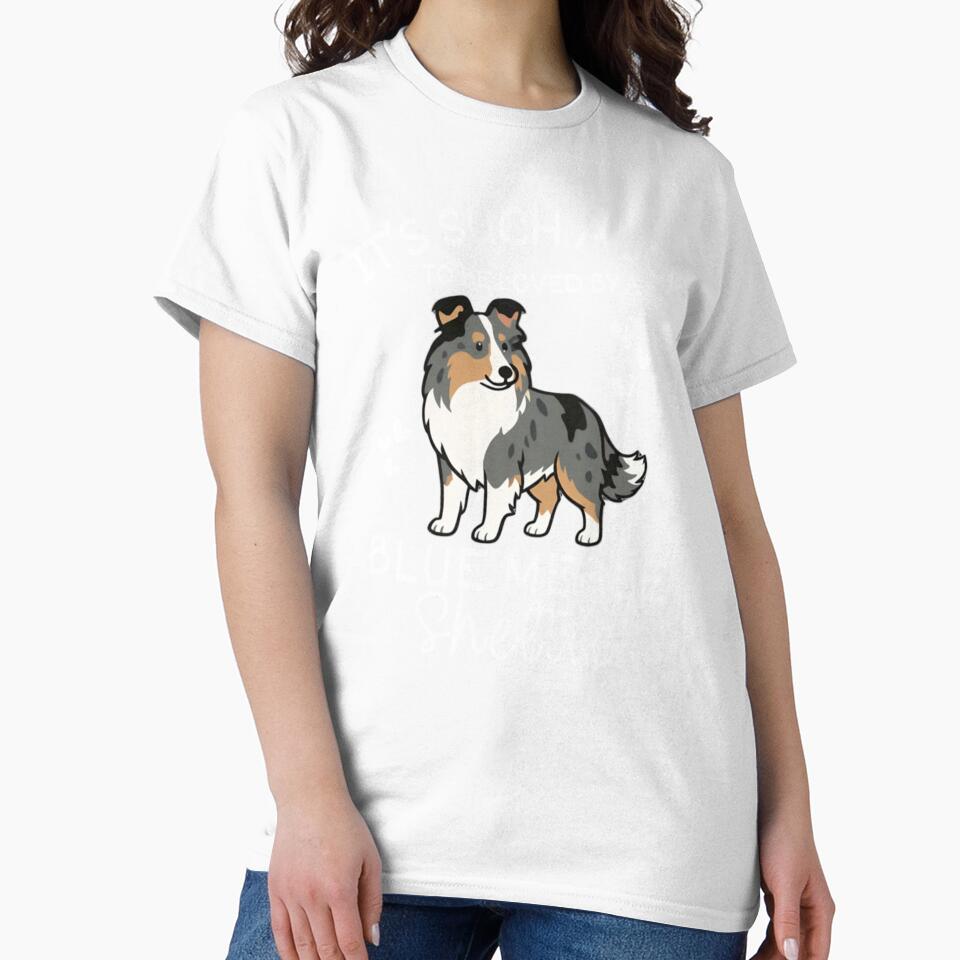 It Is Such A Joy To Be Loved By A Blue Merle Sheltie Dog Lover by EvelysEmelia