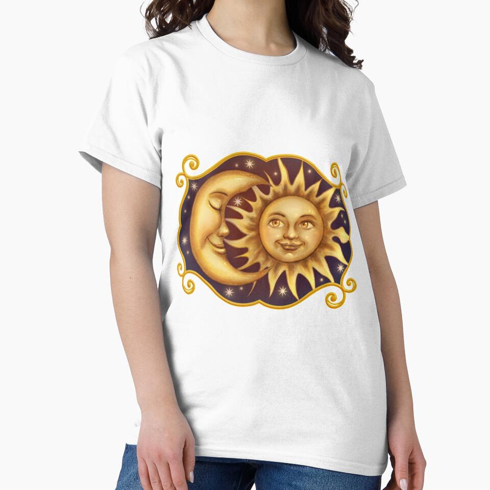 Celestial Mystical Sun and Moon by FreshThredz