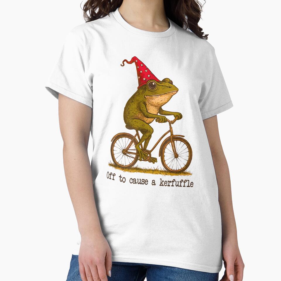 Off To Cause A Kerfuffle Groundhog Funny Frog Meme by FerminVigo