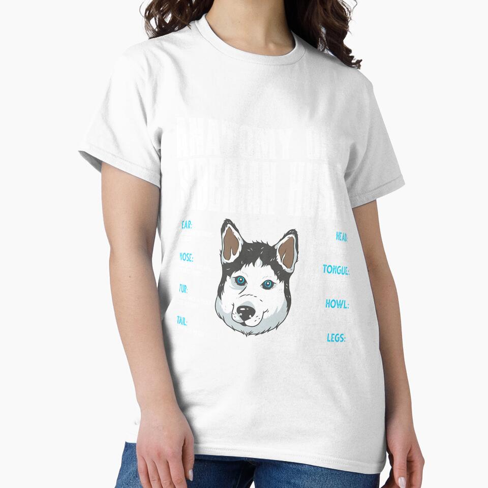 Anatomy of A Husky any Dog lover by NiceStore059